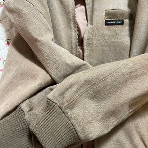 Women's Members only tan suede jacket image 2