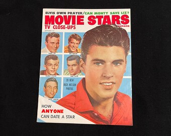 Vintage 1958 TV and Movie magazine