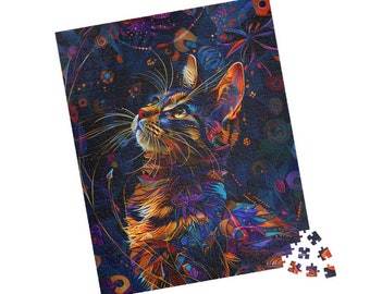 Feline Aufmerksamkeit - Puzzle