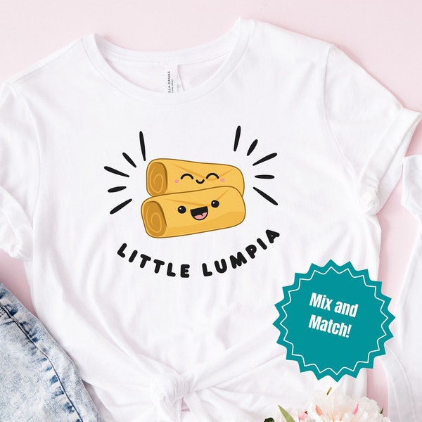 lumpia shirt for toddler asian t shirt for children filipino outfit egg roll matching family shirt sibling matching toddler shirt
