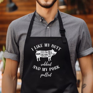 funny bbq apron for grilling gift for fathers day pork bbq apron grill father barbecue apron for dad funny grilling apron funny gift for him