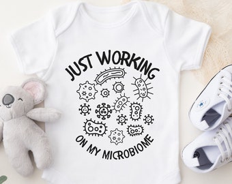 funny science bodysuit for doctor gift for nurse bodysuit microbiology germ bodysuit funny gift baby announcement baby shower