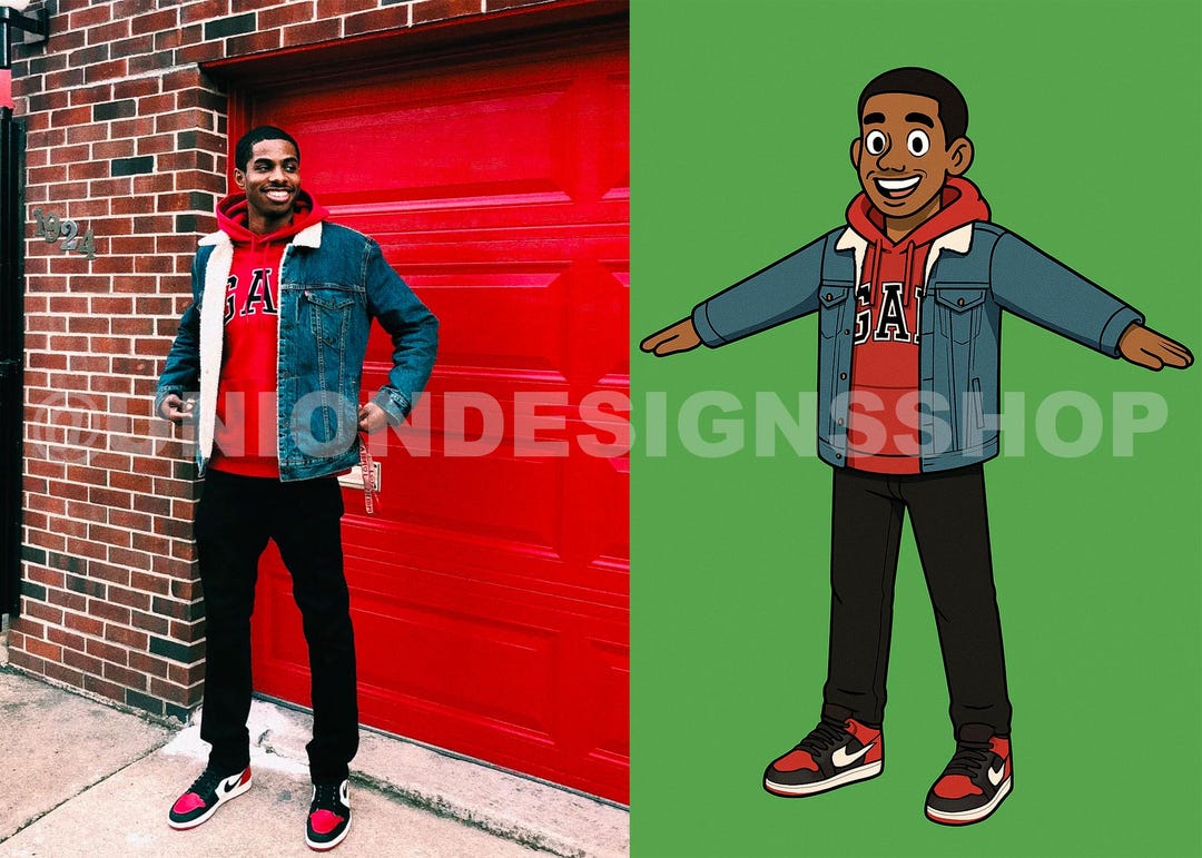 Custom Urban Style Custom Urban Style Cartoon, Personalized, Portrait, Animation - Etsy