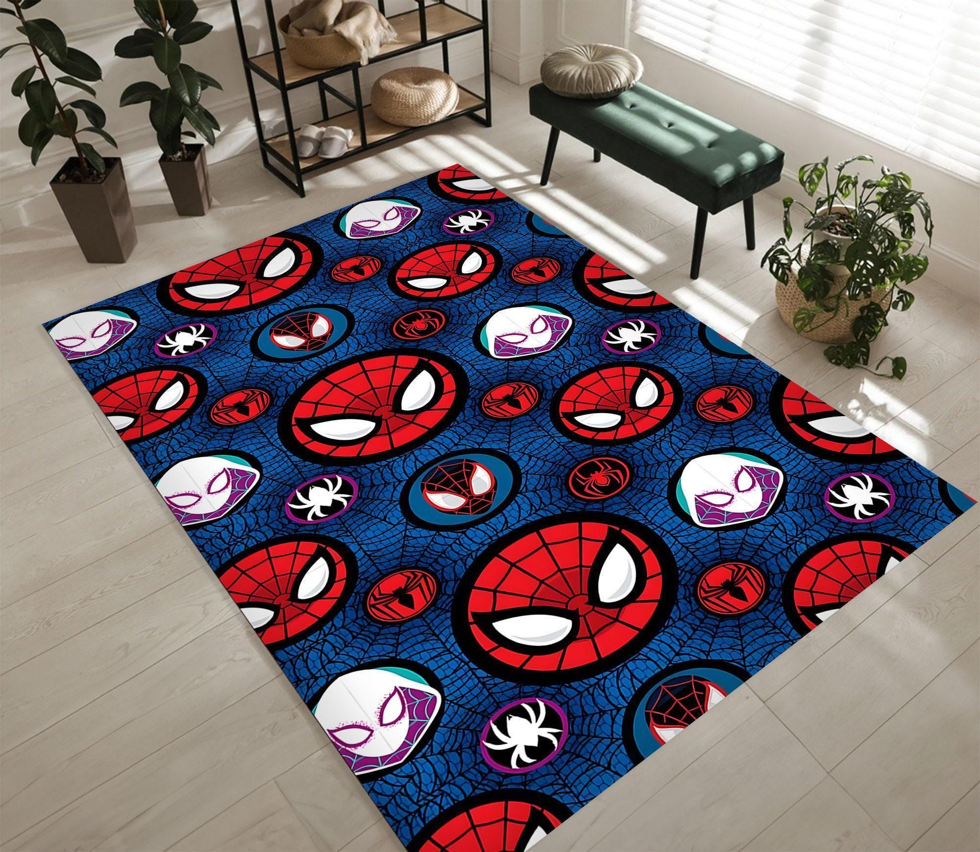 【希少】スパイダーマン2 ブランケット ラグ 織物 y2k インテリア スパイダーマンをテーマにしたラグ - Etsy 日本