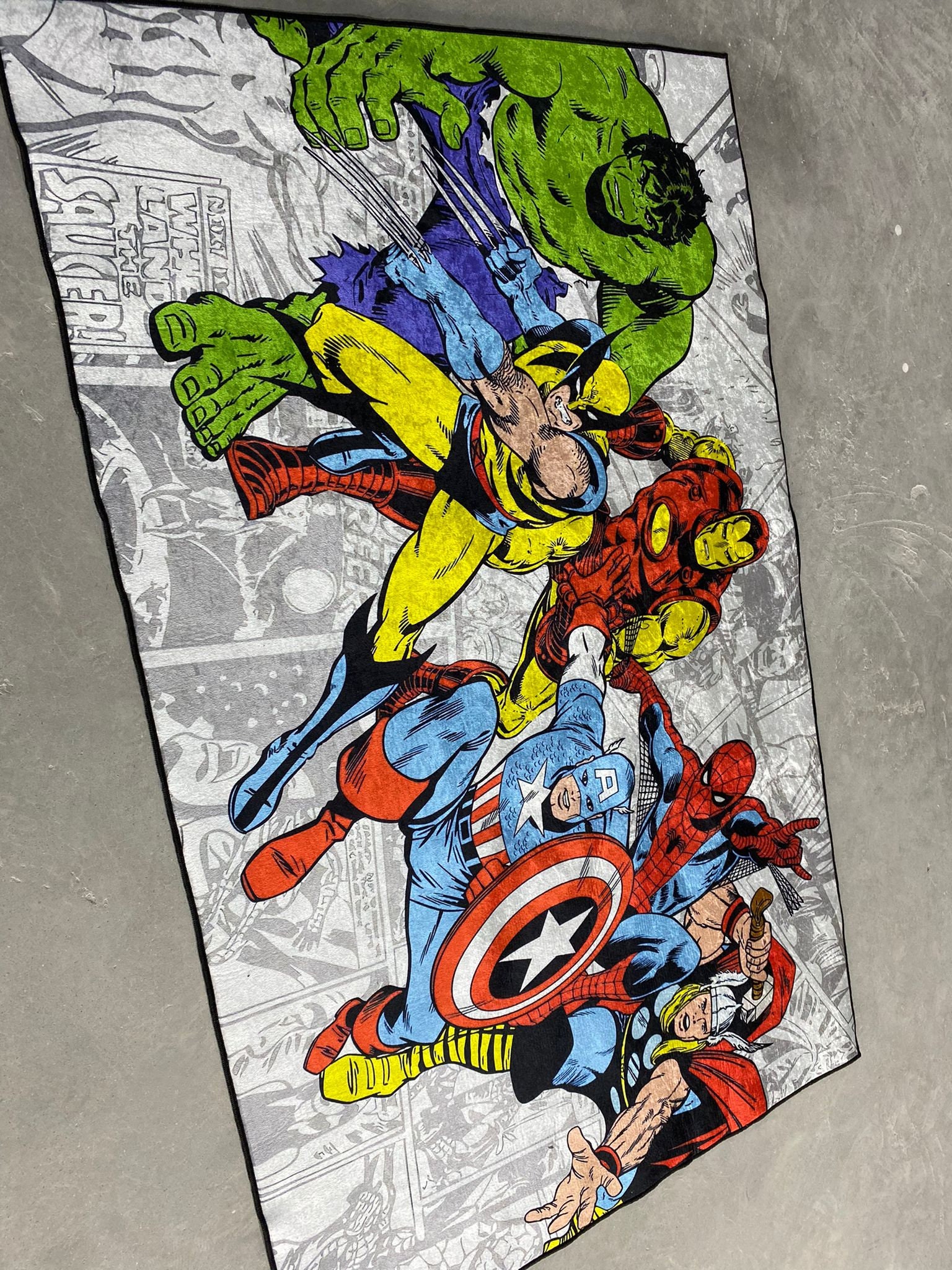 Iron-man Rug, Iron Man Rug, Kids Room Decor, Magazine Cover Rug, for ...