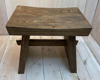 高質 Wooden Stool, Japanese Influenced - Etsy スツール