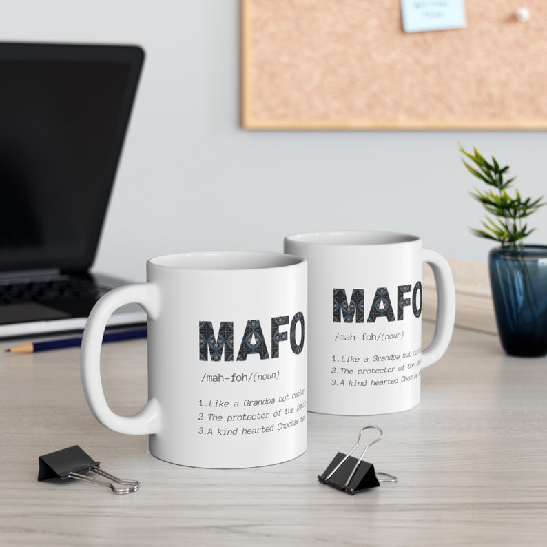 Choctaw Grandpa Mug Native American Grandpa, Chahta Mafo Gift Coffee Mug, Chahta gifts Choctaw Indian Gifts, Gift for Grandpa Choctaw image 4