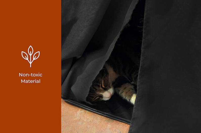Calming Anti-Anxiety Pet Cave, Cozy Dark Den, Soothing Sleep for Cat Dog, Distraction-Free Space