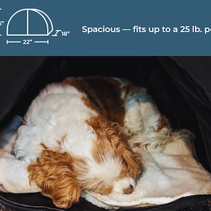 Portable Cozy Calming Pet Cave, Dark Den for Cat Dog, Soothing Sleep, Distraction-Free Burrowing