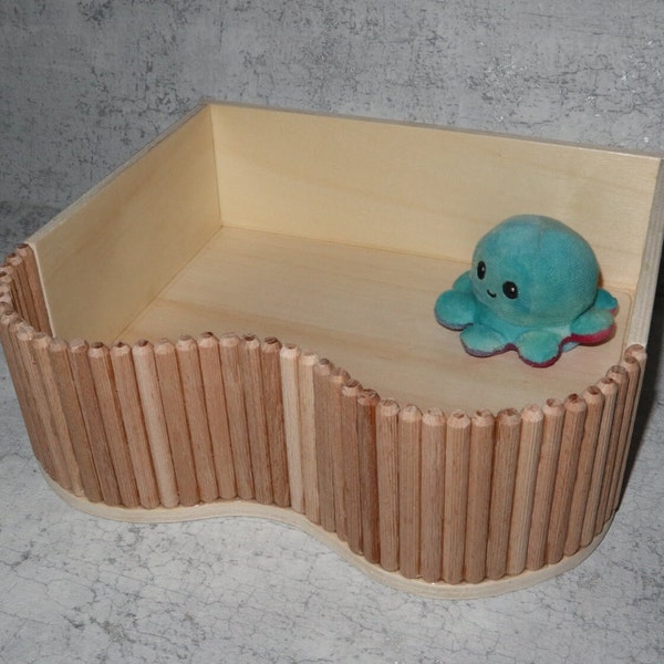 Sand bath for hamsters, gerbils and colored mice