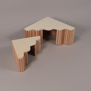 Dübelversteck Ecke für Hamster Rennmaus Farbmaus