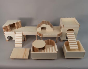 Kompletteinrichtung Deluxe für Hamster