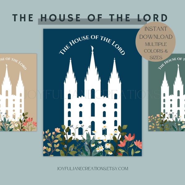 LDS Temple Picture, I am a Disciple of Jesus Christ, The House of the Lord, Young Women Gift, Church of Jesus Christ of LDS, LDS Youth