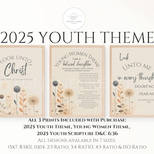 LDS Youth theme 2025 Look unto Christ D&C 6:36, Young Women Theme, LDS Youth Program Young Women, Church of Jesus Christ, Bulletin board