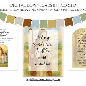 LDS Primary Bulletin Board Kit, Primary President helps, 2026 Primary Come Follow Me, Old Testament Scripture art, Church of Jesus Christ image 10