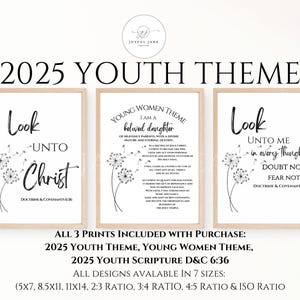 LDS Youth theme 2025 Look unto Christ D&C 6:36, Young Women Theme, LDS Youth Program Young Women, Church of Jesus Christ, Bulletin board