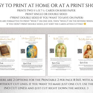 2026 Come Follow Me Old Testament Study Cards, LDS Weekly Scripture Study Printable, Digital Download Scripture Guide image 8