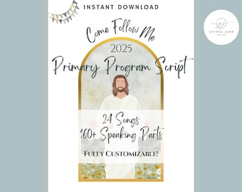 LDS Primary Program script completely customizable 2025 Doctrine & Covenants Primary Sacrament Meeting Presentation Outline Come Follow Me