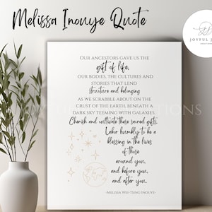 Melissa Inouye Quote, Family Search, Church of Jesus Christ Gathering Israel, LDS Ministering Handout, LDS Youth Lessons, Loving ancestors