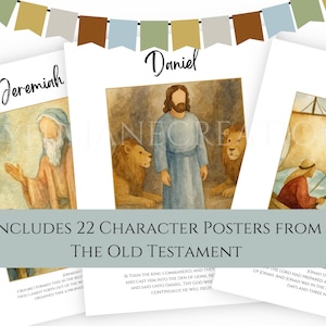 LDS Primary Bulletin Board Kit, Primary President helps, 2026 Primary Come Follow Me, Old Testament Scripture art, Church of Jesus Christ image 7