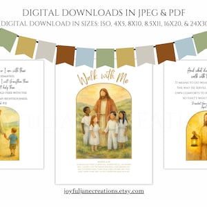 LDS Primary Bulletin Board Kit, Primary President helps, 2026 Primary Come Follow Me, Old Testament Scripture art, Church of Jesus Christ image 11