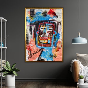 Pop Art di complessità colorata, stampa su tela incorniciata, pronta da appendere, arte da parete contemporanea