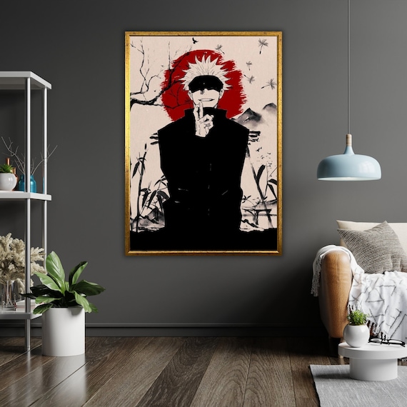 Anime Jujutsu Kaisen Canvas Print, Ready to Hang, Framed Wall Art