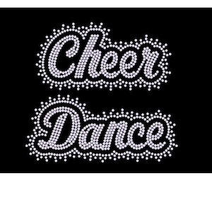 Cheer and Dance Rhinestone Transfer