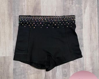Rhinestoned shorts