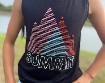 Summit tank-Cheer Summit tank-Summit mountains-End of season gifts-Cheer gift-Dance gift
