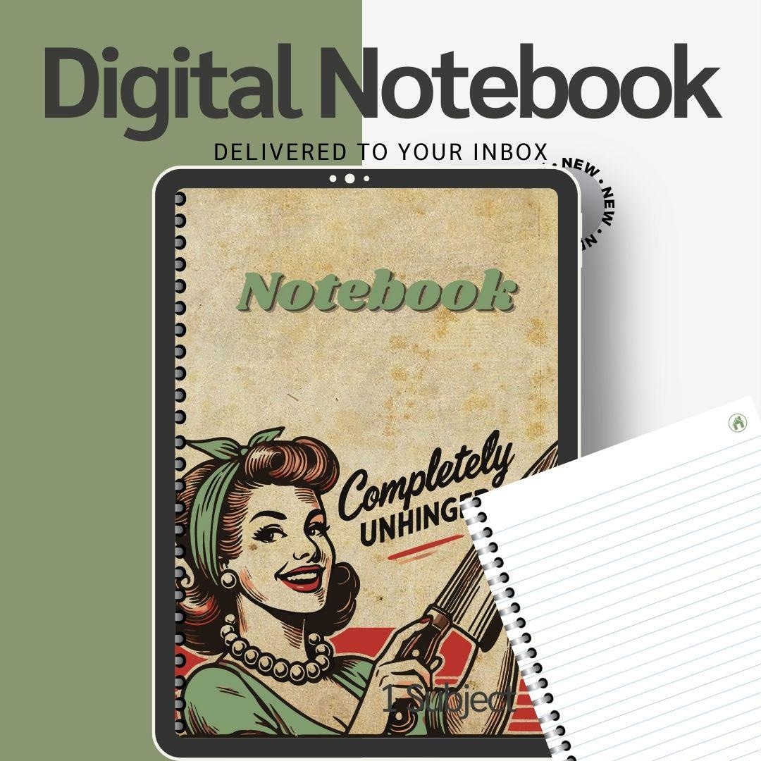 Digital Ruled Notebook Ruled Pages Digital Notebook | 102 Pages (PDF Pattern) - Etsy