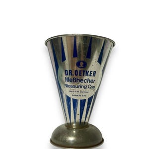 Dr. Oteker Vintage Kitchen Measuring Cup, Made in West Germany
