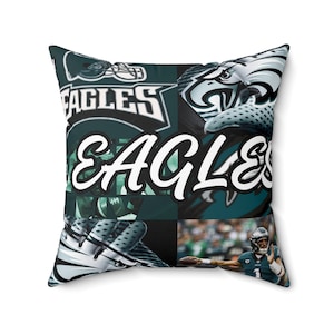 Philadelphia Eagles Square Pillow