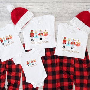 Nutcracker Family Christmas Pajama Tops, Matching Family Christmas PJ Shirts, Nutcracker Ballet, Nutcracker Sweatshirts, Nutcracker Shirt