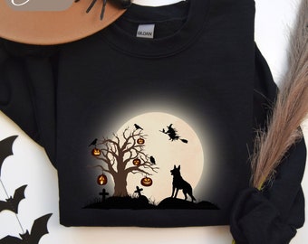 German Shepherd Halloween Shirt, Sweatshirt, VNeck, Long Sleeve Tee, GSD Halloween Shirt, German Shepherd Shirt, Halloween German Shepherds