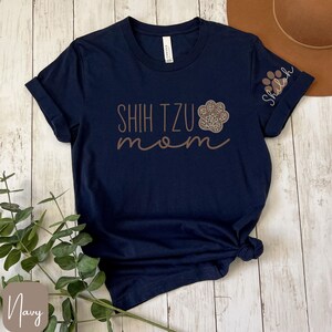 Shih Tzu Sweatshirt, Shih Tzu Mom Shirt, Sleeve Design Shih Tzu Shirt, Personalized Shih Tzu Shirt, Shih Tzu Mama, Shih Tzu Gifts image 5