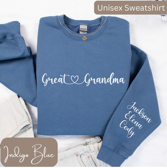Great grandma sweatshirt personalized new arrivals