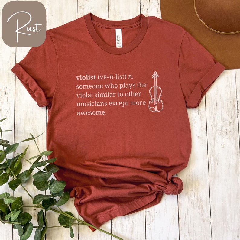 Viola Tshirt or Sweatshirt, Funny Viola Shirt, Gift for Viola Player, Violist Definition Shirt