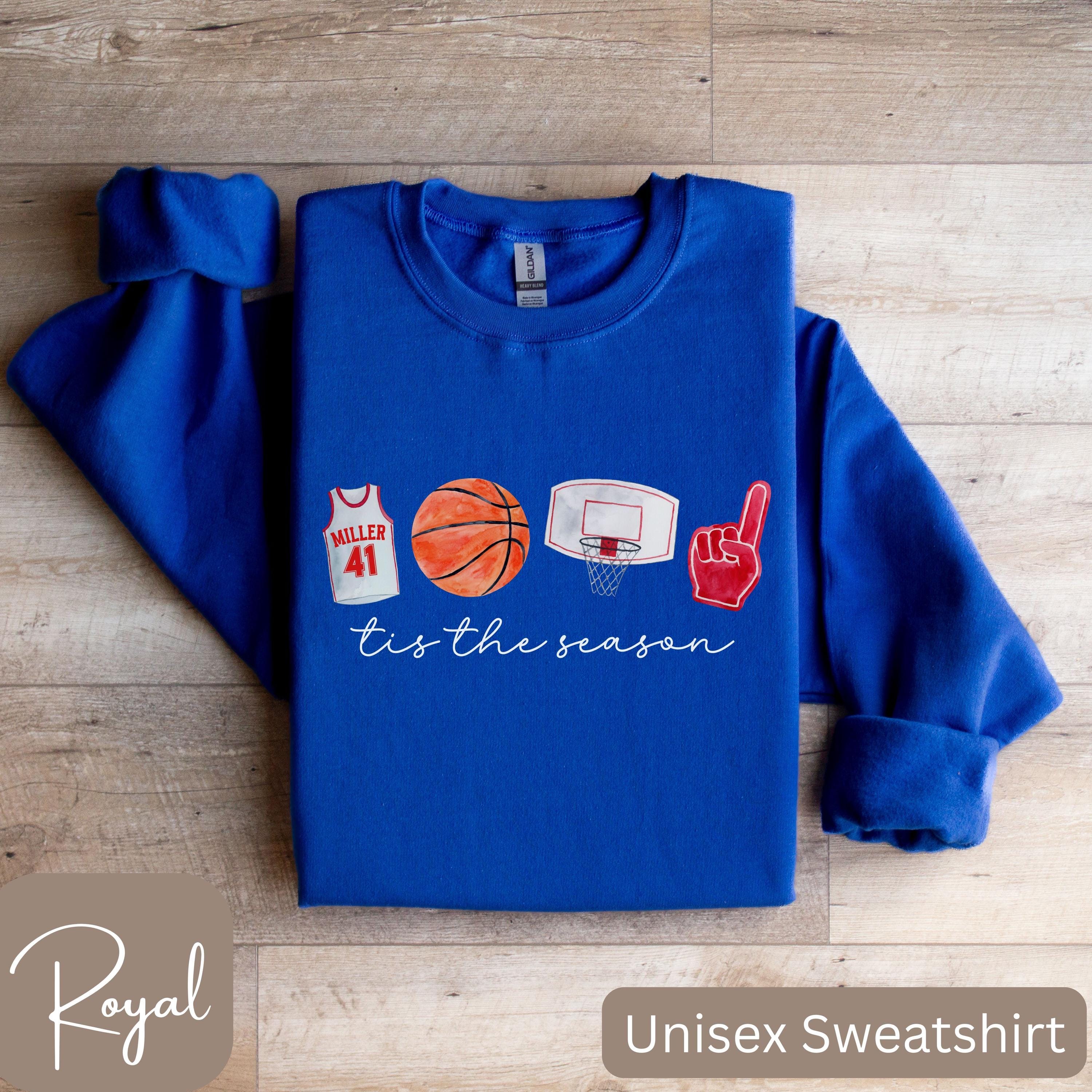 Basketball Tis the Season Sweatshirt, Customizable Basketball 