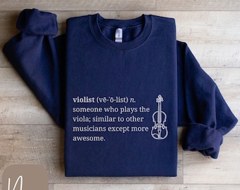 T-shirt ou sweat-shirt alto, col en V alto, tailles jeunes et adultes, chemise alto drôle, cadeau pour joueur d'alto, chemise d'alto, sweat-shirt alto