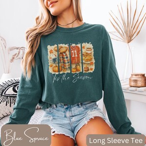 Comfort Colors Fall Football Shirt, Tis the Season Autumn Tee, Pumpkin Spice Football Shirt, Game Day Comfort Colors Sweatshirt, Fall Shirt