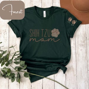 Shih Tzu Sweatshirt, Shih Tzu Mom Shirt, Sleeve Design Shih Tzu Shirt, Personalized Shih Tzu Shirt, Shih Tzu Mama, Shih Tzu Gifts image 9