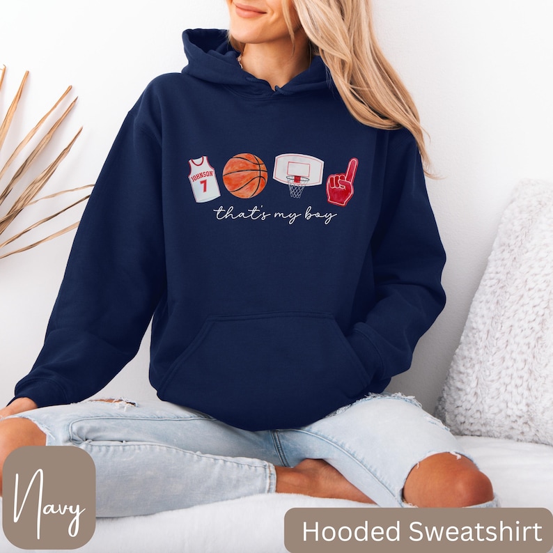Customizable Basketball Season Sweatshirt or T-Shirt, Basketball Tis the Season Sweatshirt, Basketball Mom, Custom Basketball Mom Sweatshirt image 5