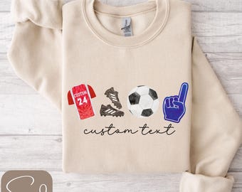 Custom Soccer Shirt, Soccer Tis the Season, Personalized Soccer Sweatshirt or T-Shirt, Mom Soccer Shirt, Mom Soccer Gifts, Cute Soccer Shirt