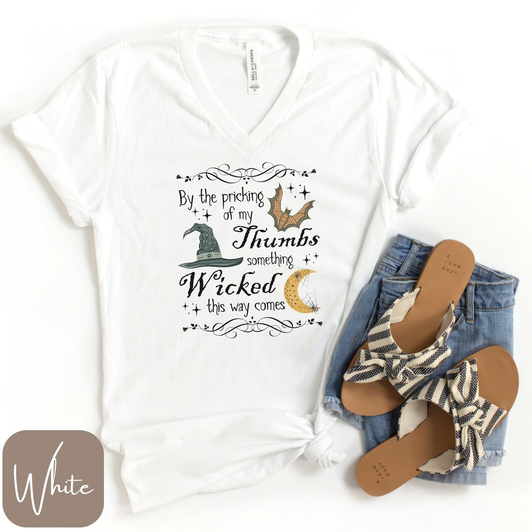 Something Wicked This Way Comes Shirt, Halloween Sweatshirt, V-neck or ...