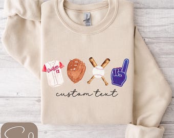 Customized Baseball Sweatshirt, Baseball Tis the Season, Baseball Gifts, Cute Baseball Mom Shirt, Baseball Jersey Number Shirt, Baseball Mom