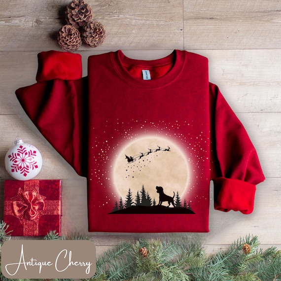 Beagle Christmas Shirt, Customizable Beagle Gift, Magical Beagle Holiday T-Shirt, Long Sleeve T-Shirt or Sweatshirt, Beagle Christmas Gifts