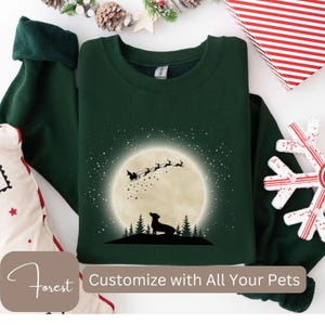 Dachshund Christmas Sweatshirt, Long Sleeve T-Shirt, Dachshund Sweatshirt, Holiday Dachshund Shirt, Doxie Christmas Sweatshirt, Doxie Gifts