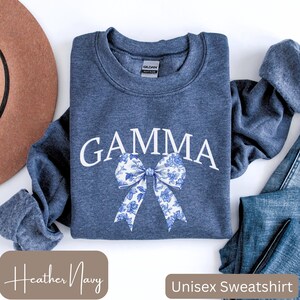 Gamma Floral Ribbon Sweatshirt, Long Sleeve Tee, Toile De Jouy Shirt, Feminine Gamma Shirts, Coquette Gamma, Gamma Bow Shirt, Gamma Ribbon