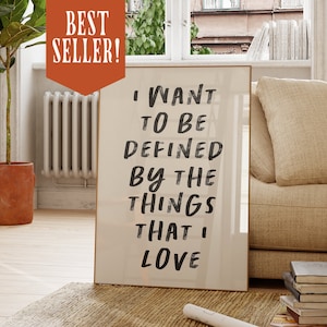 Leuke Taylor Quote Print, Positiviteit Handgeschreven Quote Zelfliefde Poster, Leuk Appartement Decor, Slaapzaal Wall Art, Girly Wall Art